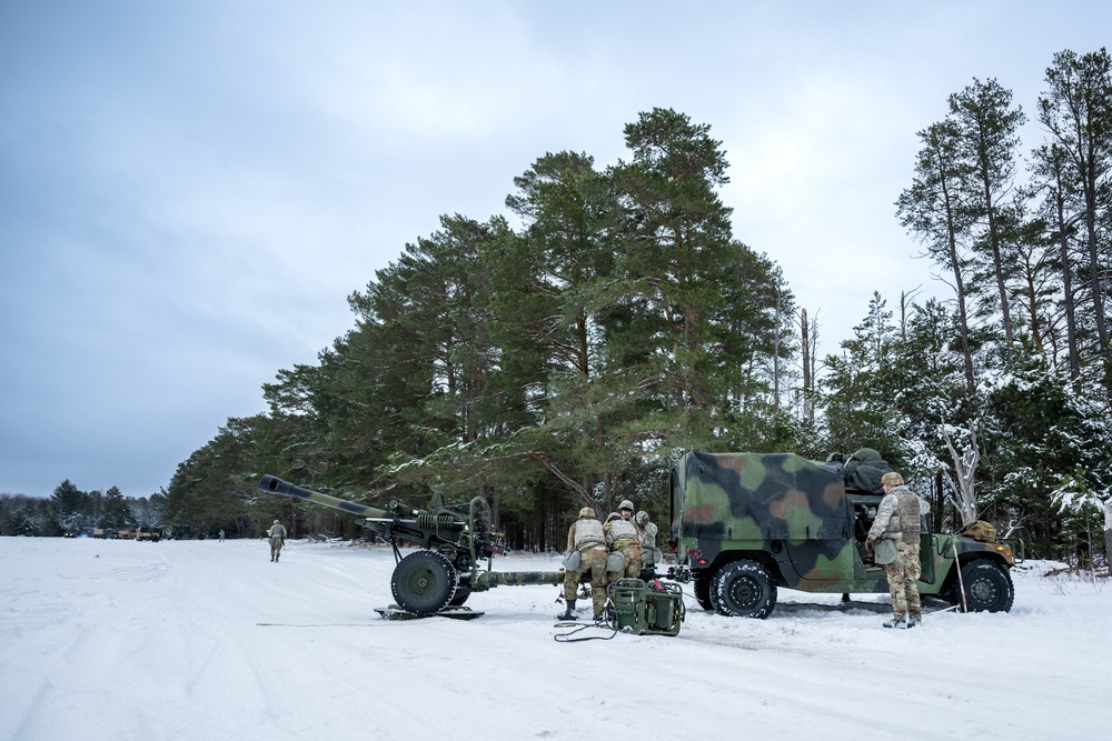 120th Field Artillery Regiment demonstrates capabilities at Northern Strike 23-1