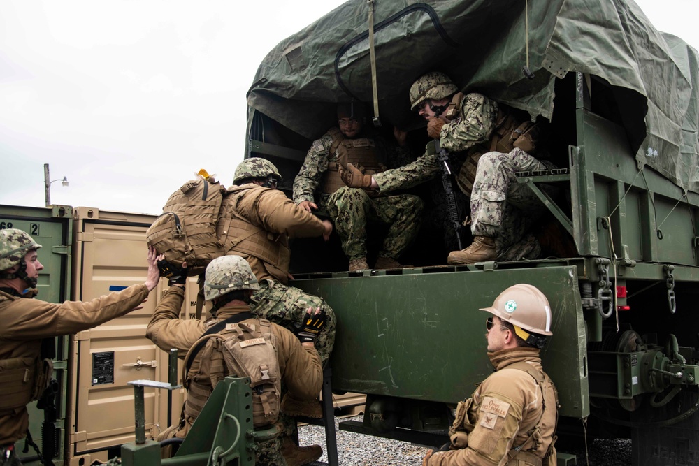 NMCB 133 Conducts a Field Training Exercise