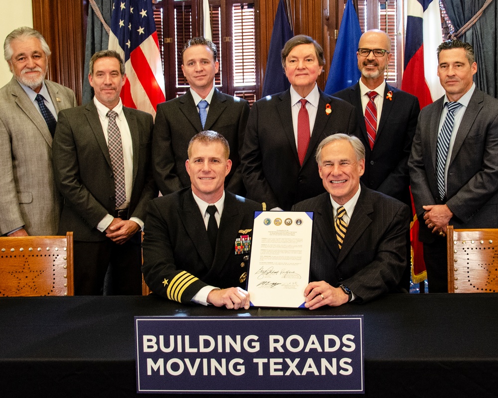 NRSE Chief of Staff joins Governor Abbott and Army and Air Force Leaders to Support Largest Statewide Support Agreement in History