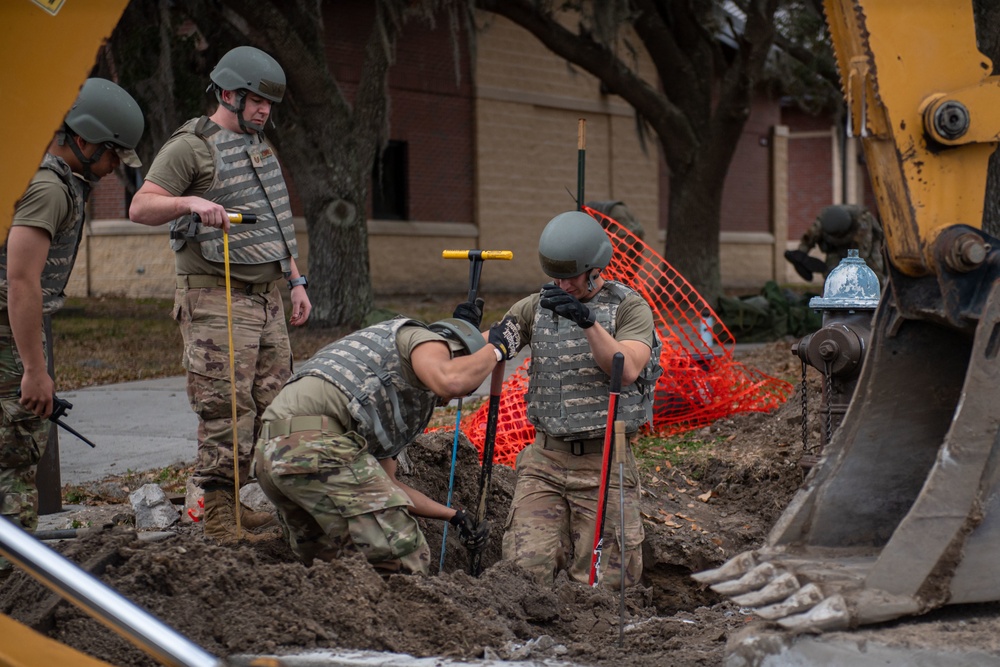 628th CES hones capabilities through field exercise