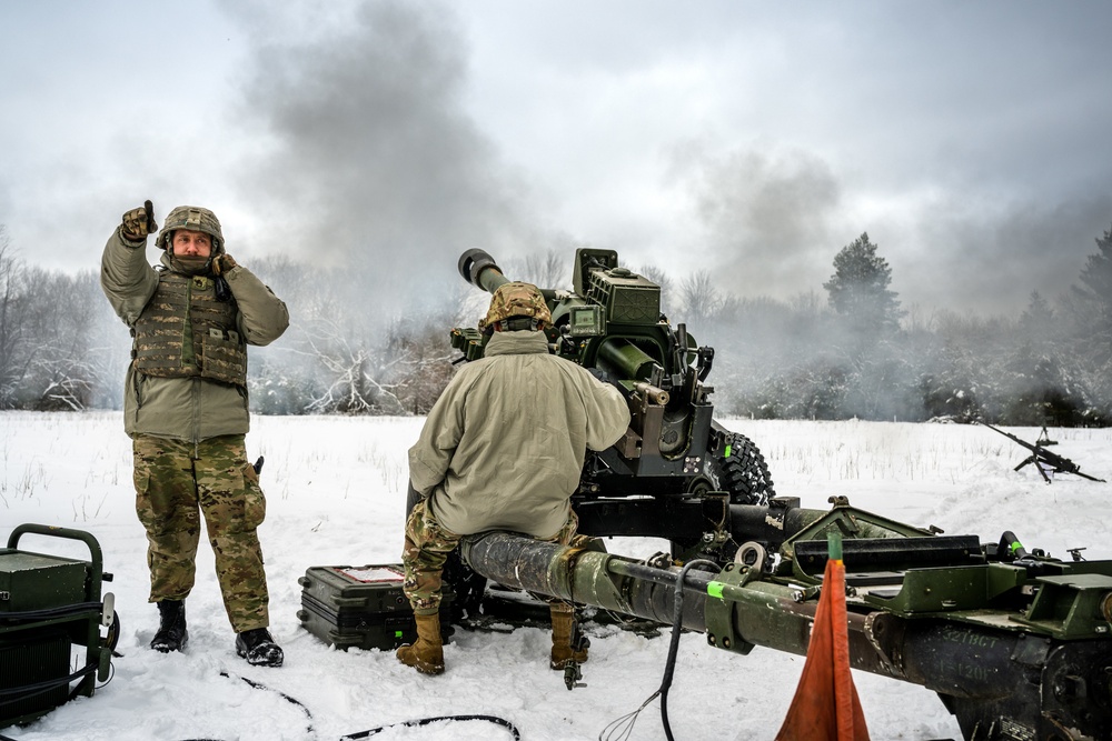 120th Field Artillery Regiment demonstrates capabilities at Northern Strike 23-1