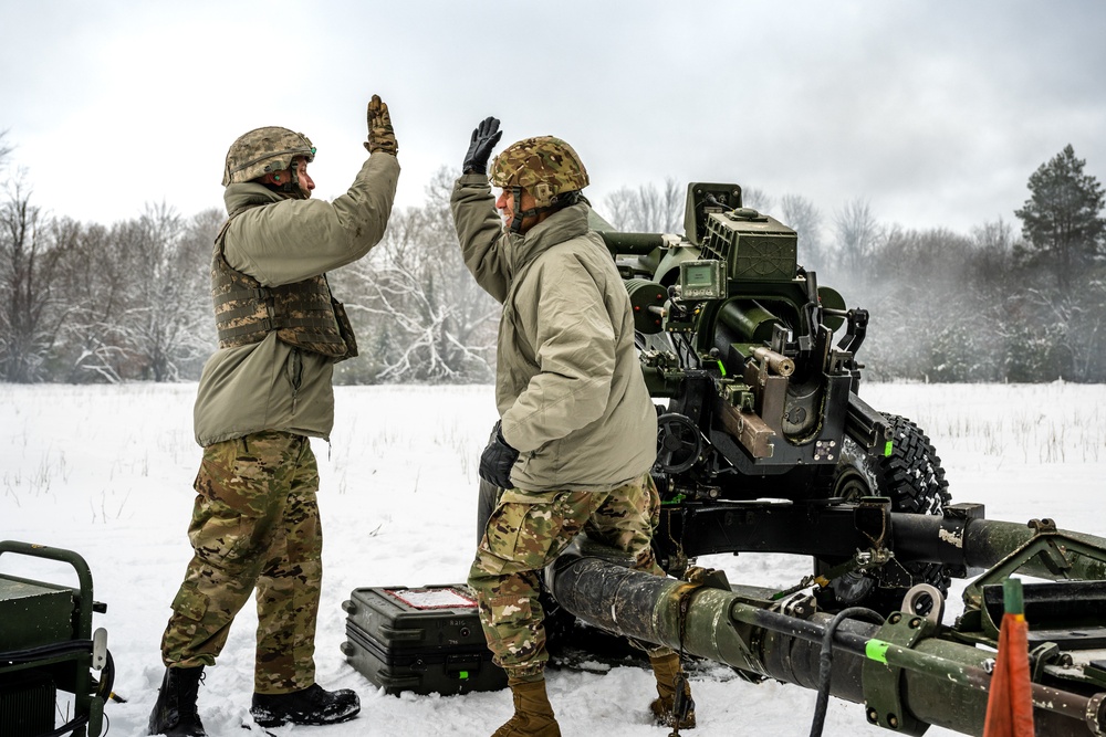 120th Field Artillery Regiment demonstrates capabilities at Northern Strike 23-1