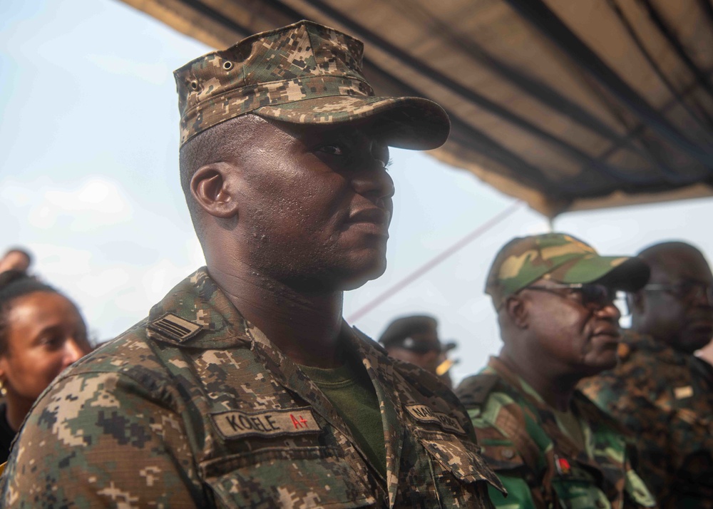 U.S. Sixth Fleet Commander visits Nigeria, celebrates opening ceremony of exercise Obangame Express 23