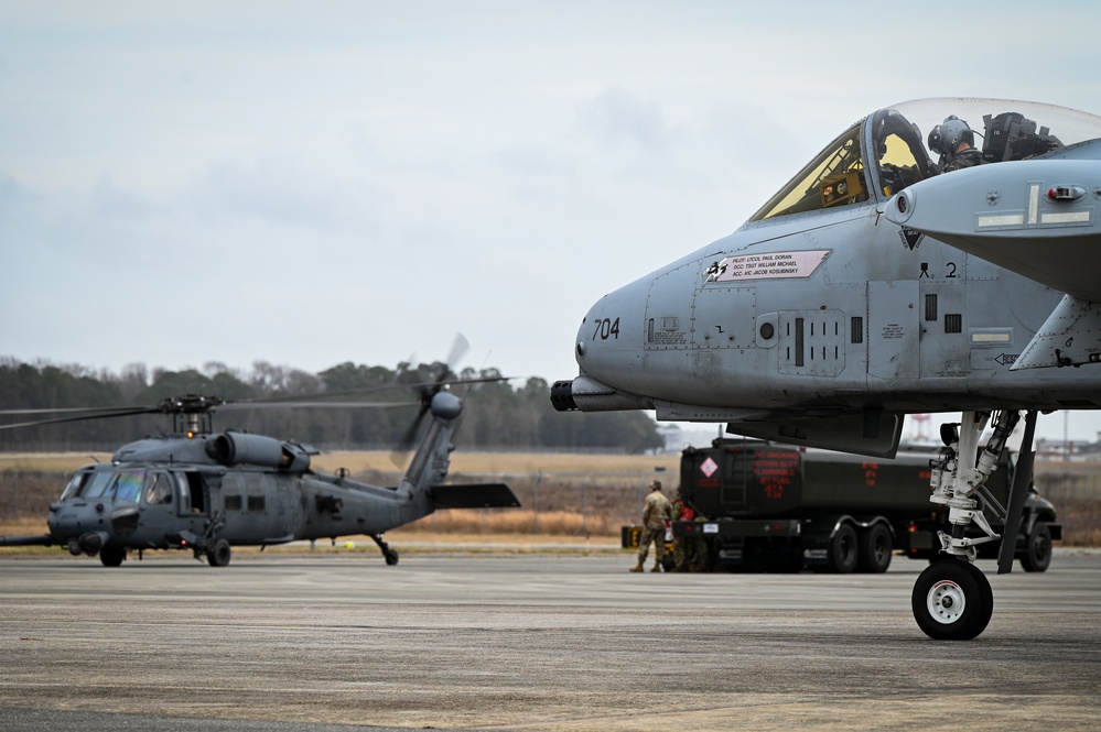 175th Wing and 920th Rescue Wing conduct integrated combat turns during exercise Sunshine Rescue