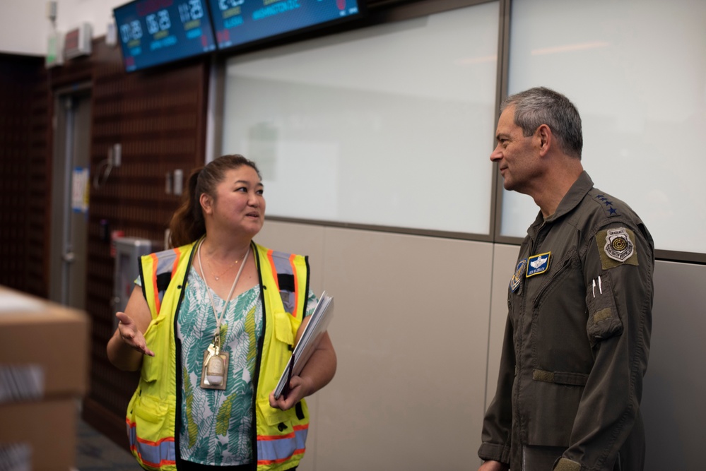 COMPACAF initial tour of renovated PAFWC