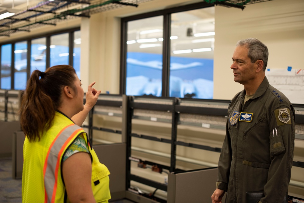 COMPACAF initial tour of renovated PAFWC