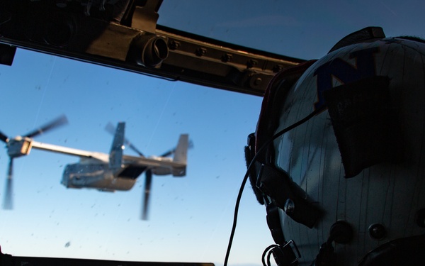 VRM 30 conducts a mid-flight refueling