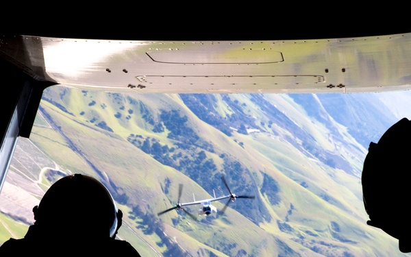 VRM 30 conducts a mid-flight refueling