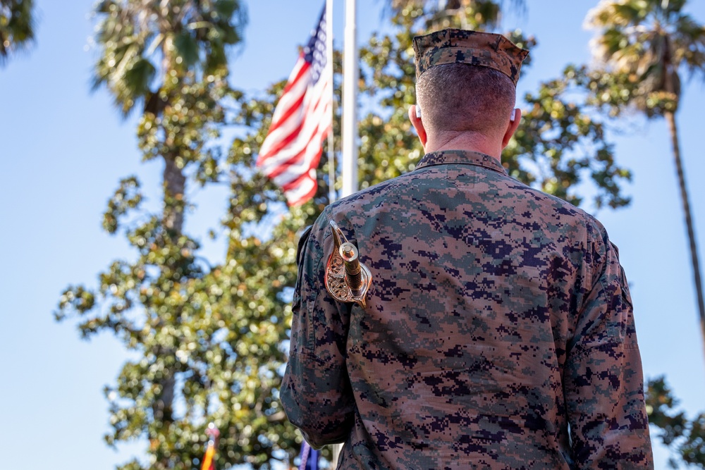 MCI-West welcomes Sgt. Maj. Cabrera aboard Camp Pendleton