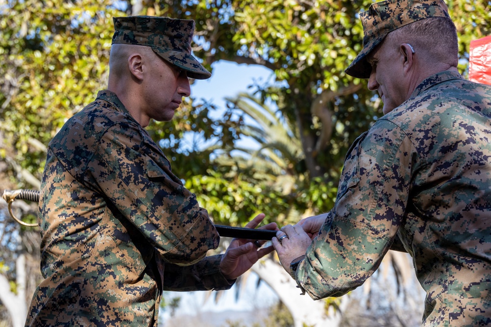 MCI-West welcomes Sgt. Maj. Cabrera aboard Camp Pendleton