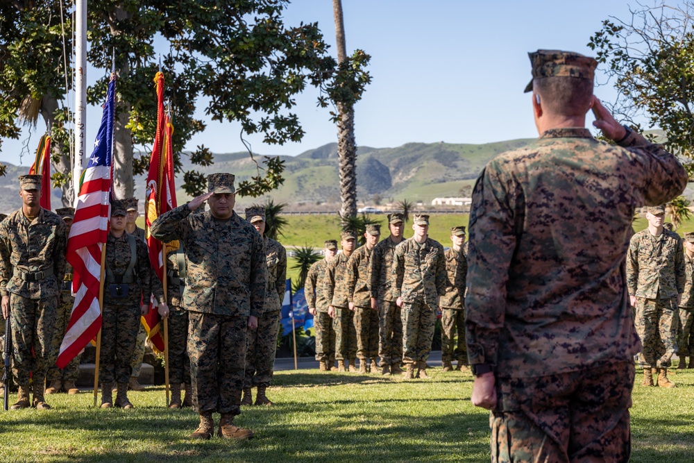 MCI-West welcomes Sgt. Maj. Cabrera aboard Camp Pendleton