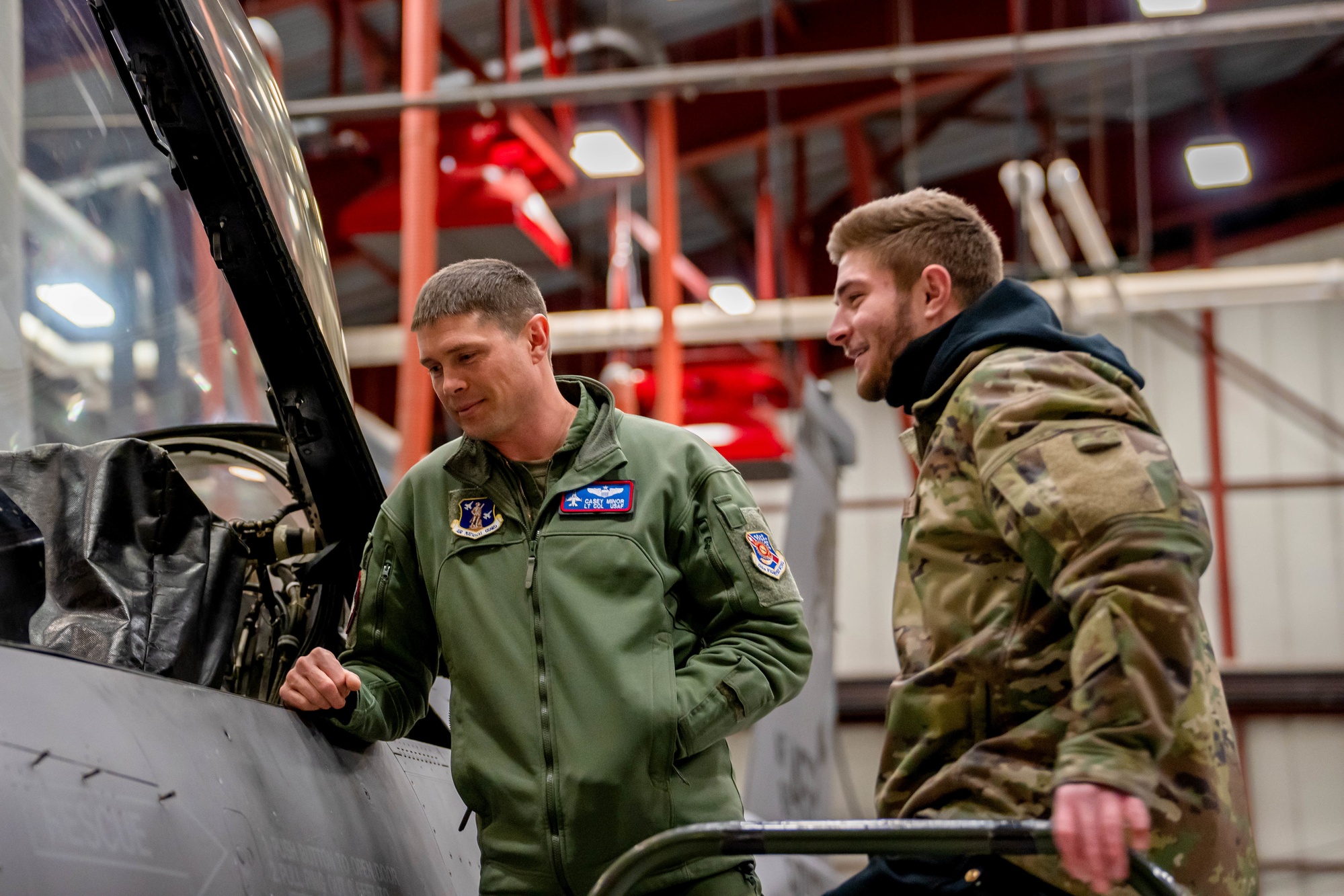 DVIDS - Images - College football champion brothers visits 114 FW Airmen  sister [Image 10 of 14]