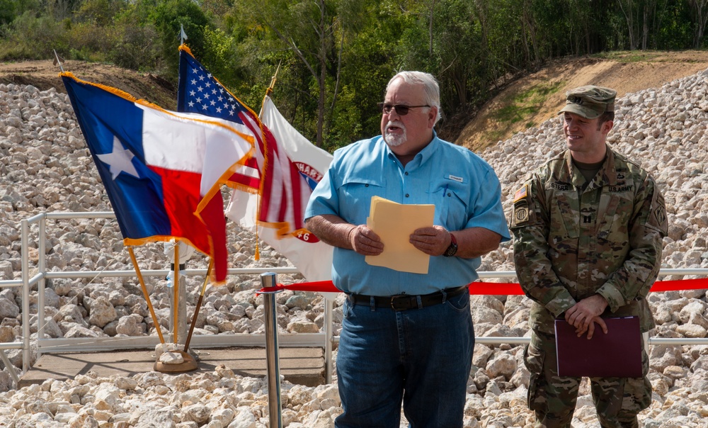 Corps of Engineers work to mitigate flood risk for Wharton, Texas