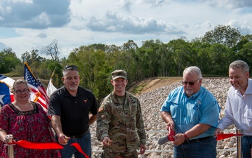 Corps of Engineers work to mitigate flood risk for Wharton, Texas