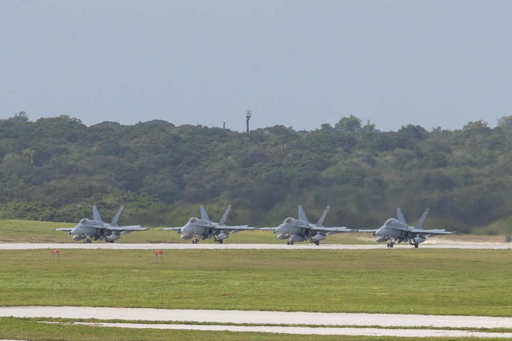 VMFA-312 Conducts Flight Operations in Guam