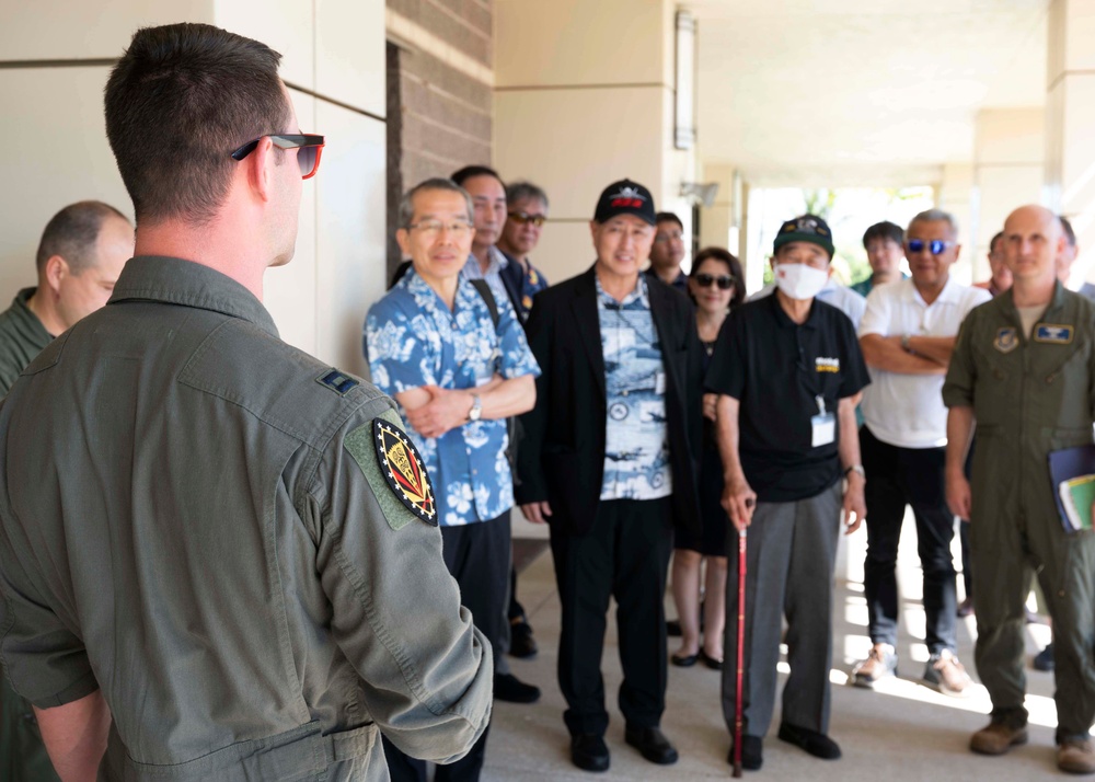 Japan Defense Society members visit Pacific Air Forces