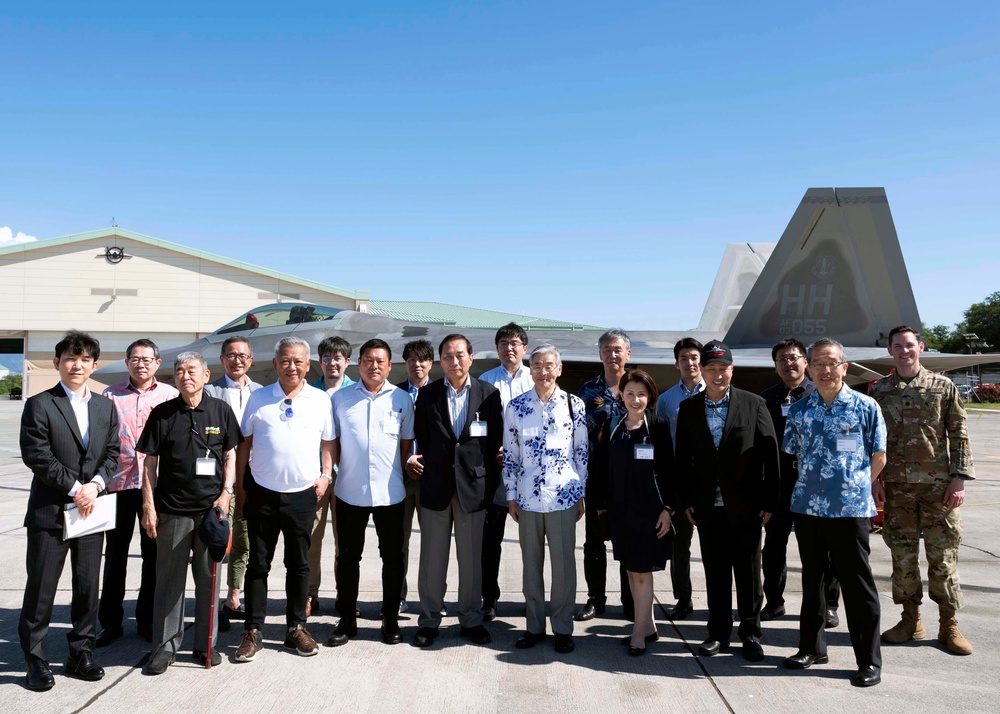 Japan Defense Society members visit Pacific Air Forces