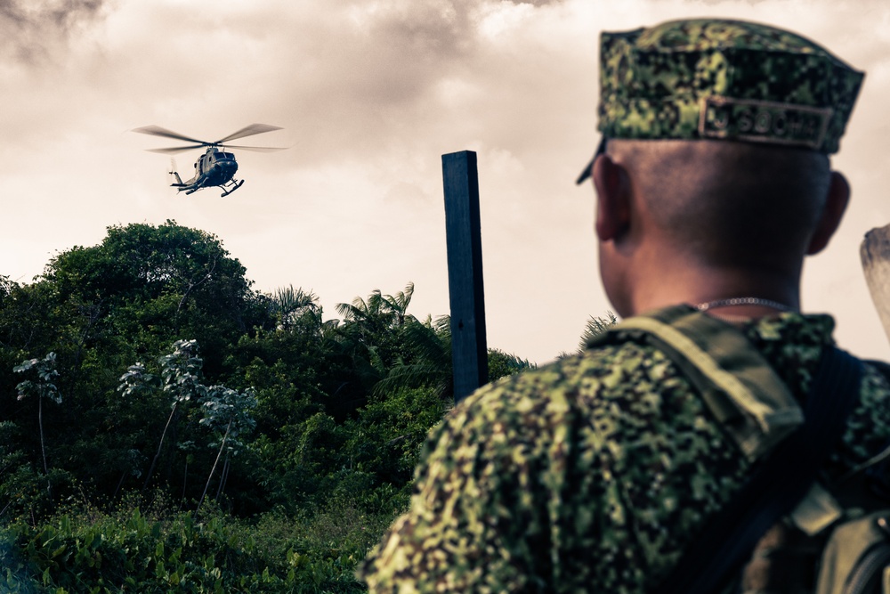 U.S. Marines Visit Colombian Naval Base Turbo