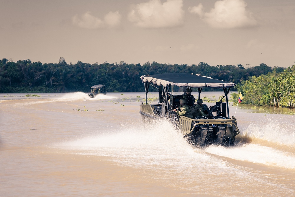 U.S. Marines Visit Colombian Naval Base Turbo