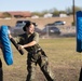 SAF Marines participate in OC spray confidence course