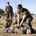 SAF Marines participate in OC spray confidence course