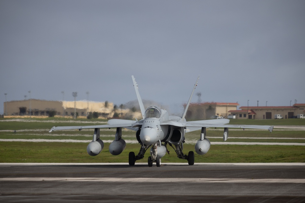 VMFA-312 Arrives at Anderson AFB For ATR