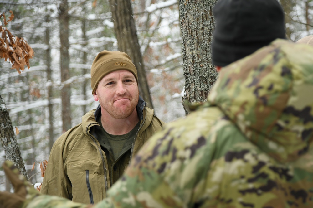 720th Special Tactics Group SERE specialist conduct cold-weather survival training