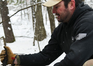 720th Special Tactics Group SERE specialist conduct cold-weather survival training