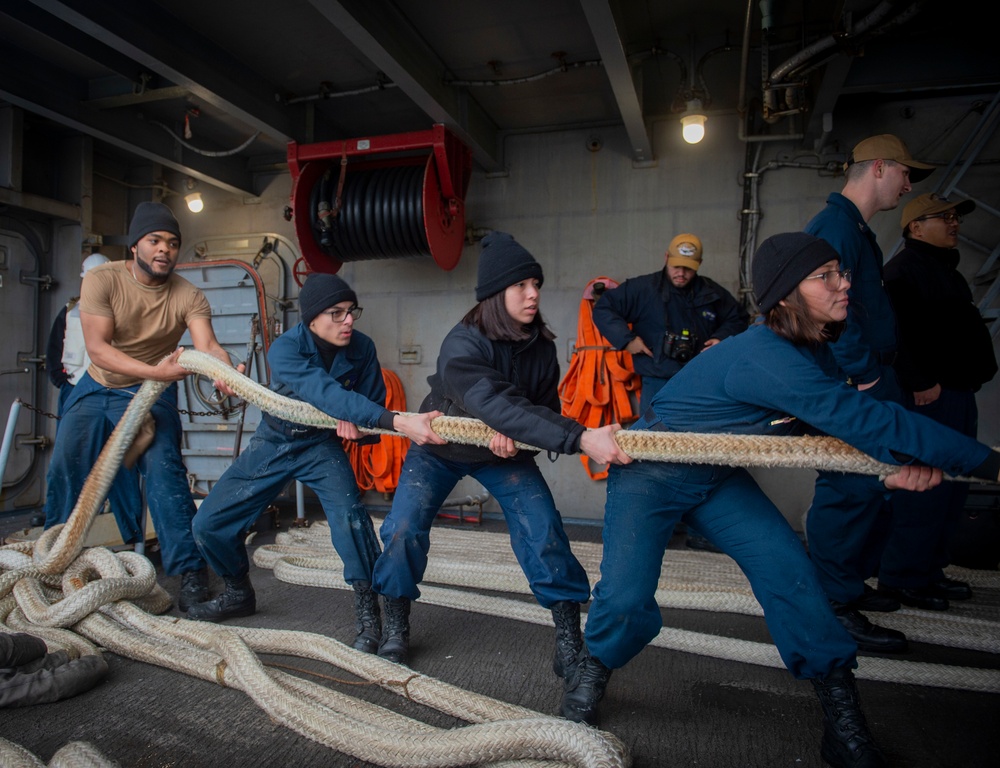 IKE Conducts Operations In The Atlantic Ocean