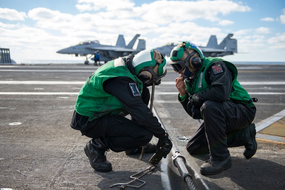 IKE Conducts Operations In The Atlantic Ocean