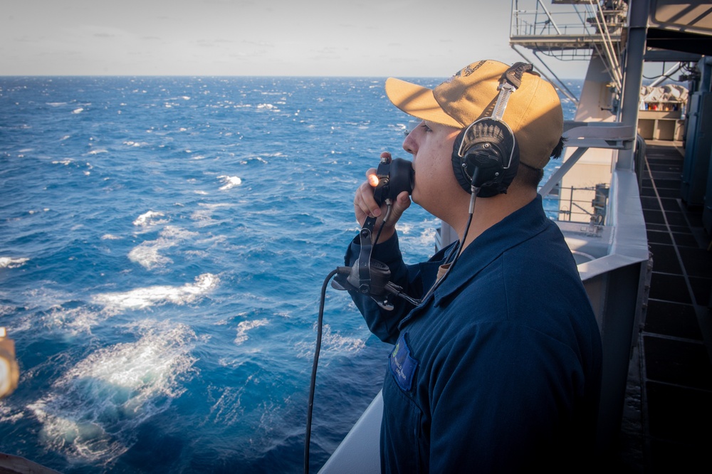 IKE Conducts Operations In The Atlantic Ocean