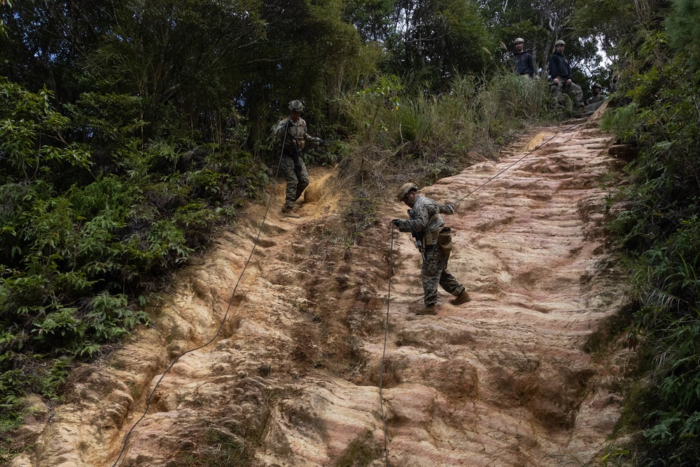 Division Squad Competition: Rappelling