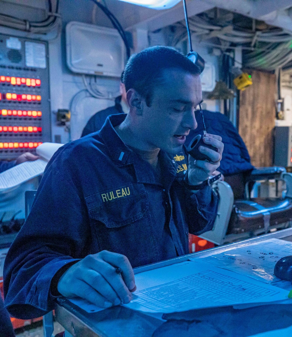 USS Shiloh (CG 67) Engineering Drills