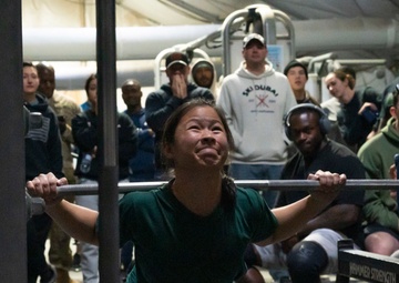Team PSAB gives 'max effort' during squat challenge event