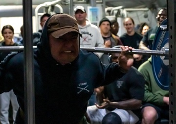 Team PSAB gives 'max effort' during squat challenge event