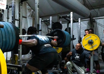 Team PSAB gives 'max effort' during squat challenge event