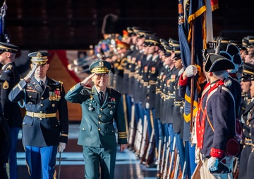 Chief of Staff of the Republic of Korea Army Arrival Ceremony