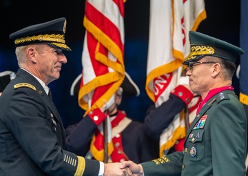 Chief of Staff of the Republic of Korea Army Arrival Ceremony
