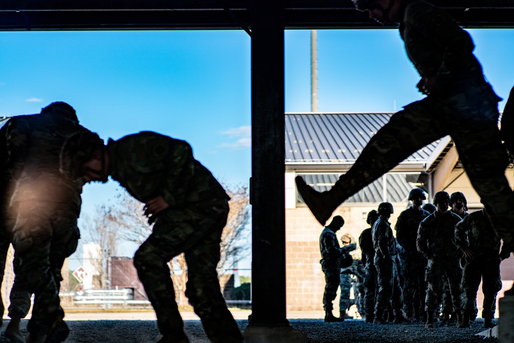 Paratroopers Conduct SAT for Operation Falcon Blitz