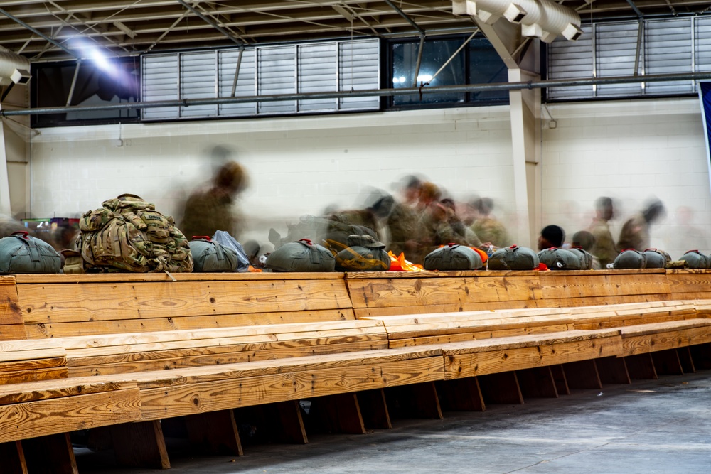 Paratroopers Don Chutes Operation Falcon Blitz