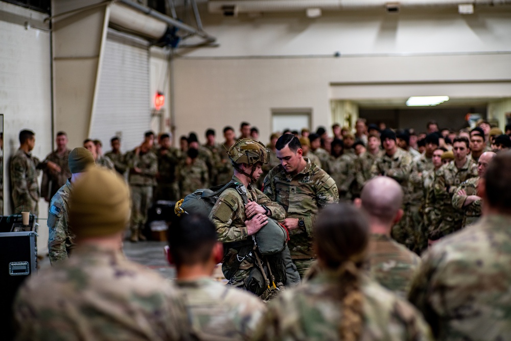 Paratroopers Don Chutes Operation Falcon Blitz