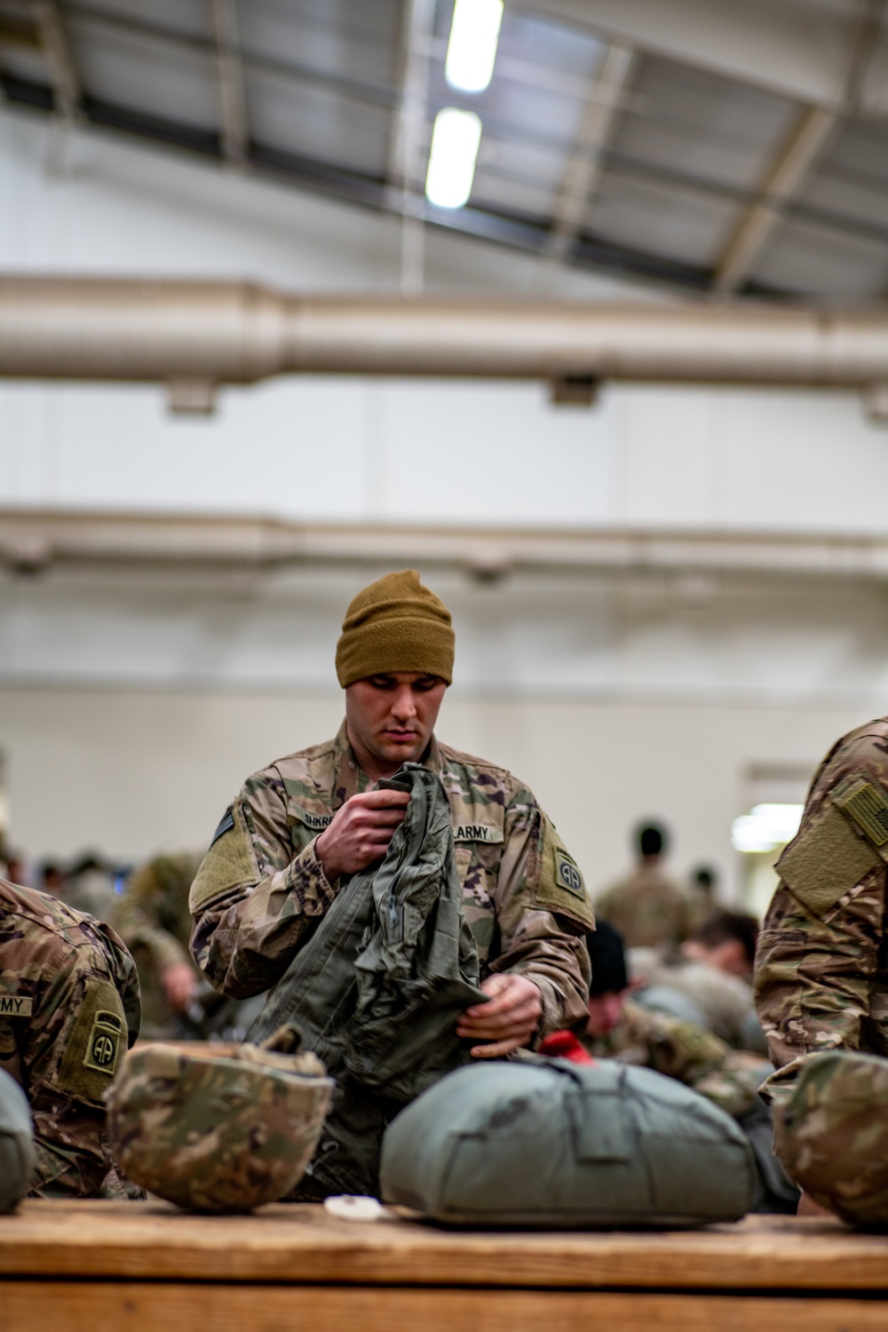 Paratroopers Don Chutes Operation Falcon Blitz