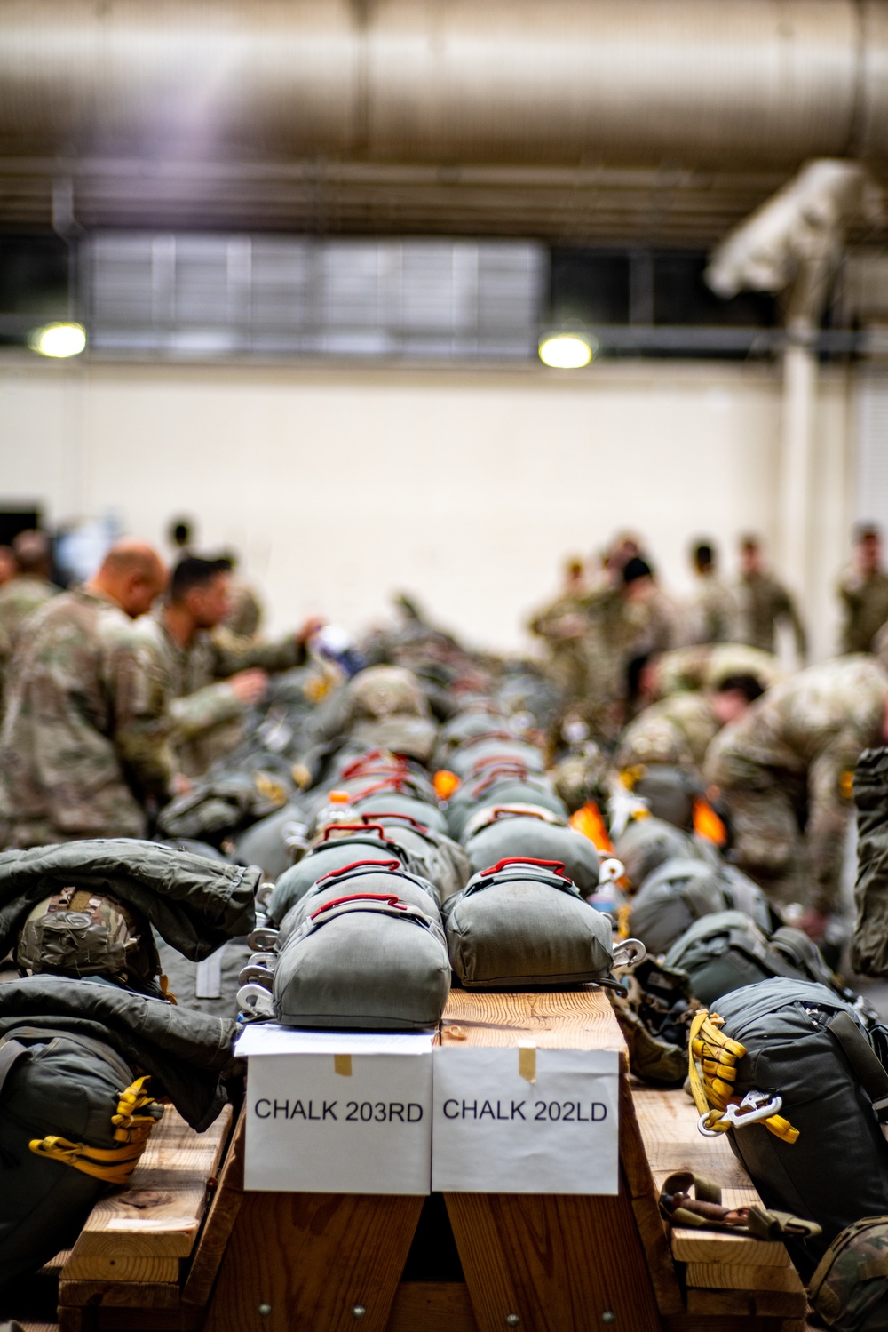 Paratroopers Don Chutes Operation Falcon Blitz