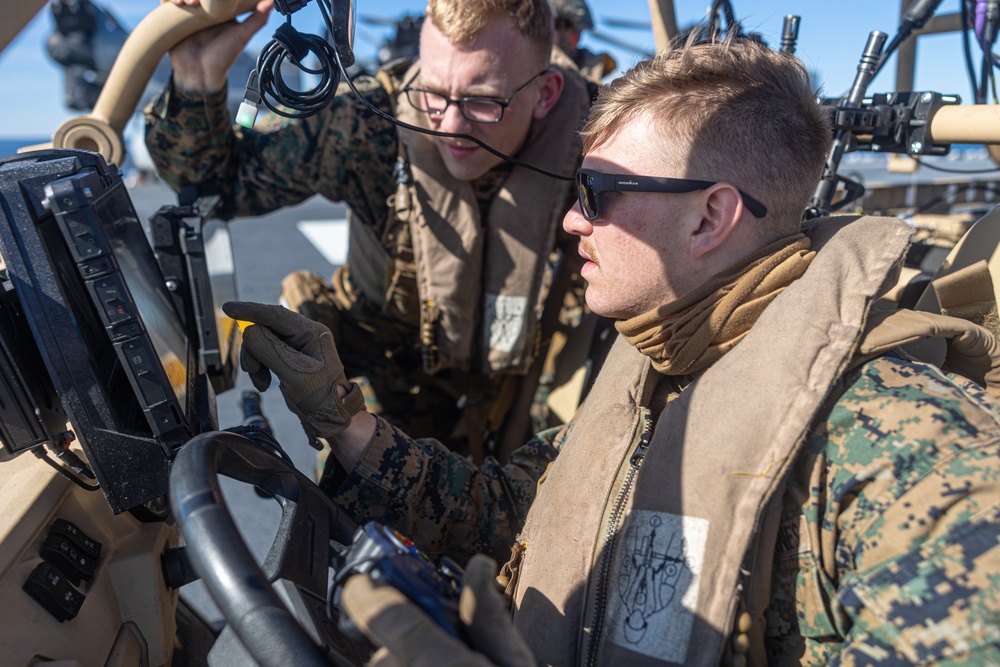 Marines and Sailors Conduct Strait Transit and DATF Drill Aboard USS Bataan
