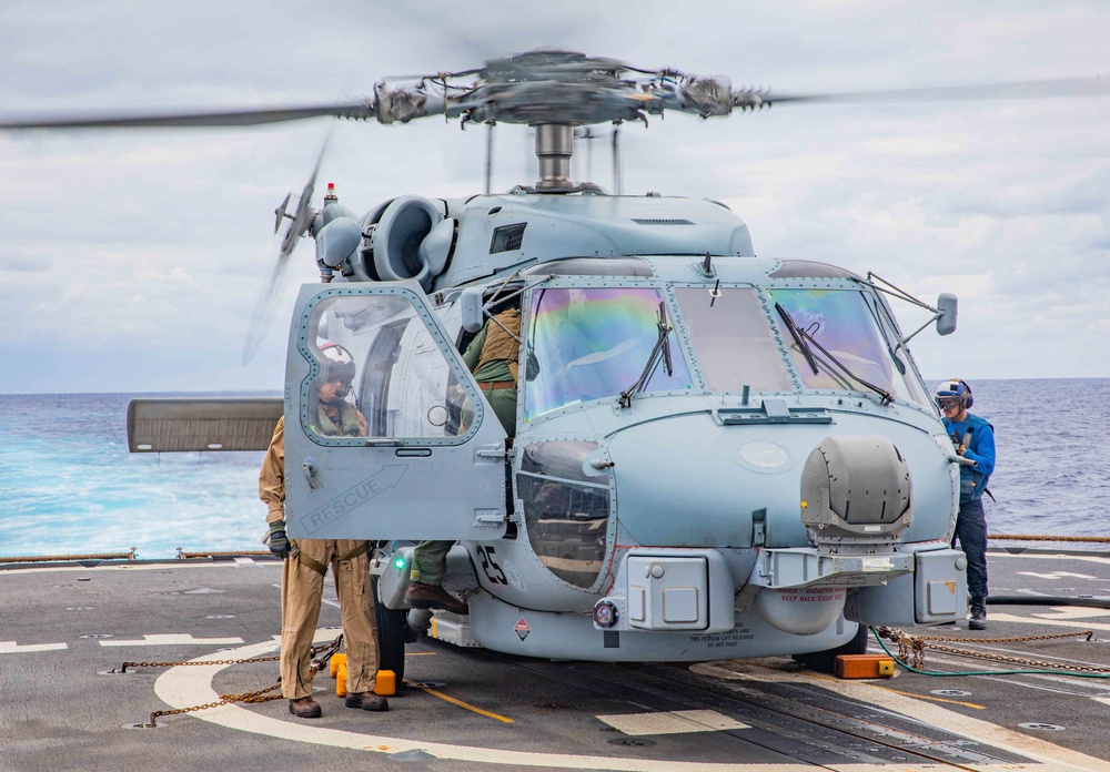 USS Shiloh (CG 67) Fueling-At-Sea