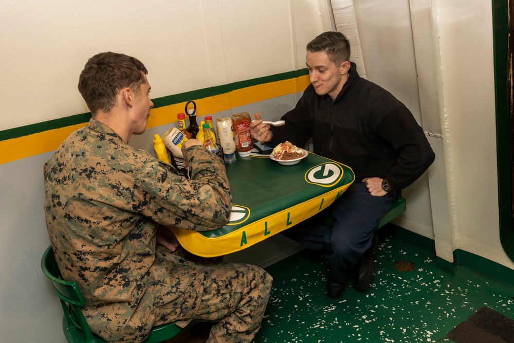 Ice Cream aboard the Green Bay