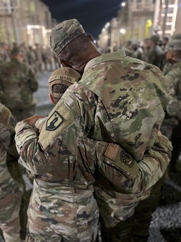 How my dad and I surprised each other on this deployment