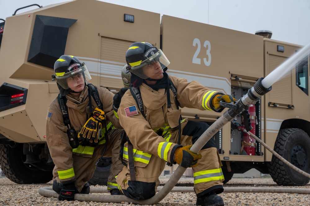 386th ECES Firefighter Training