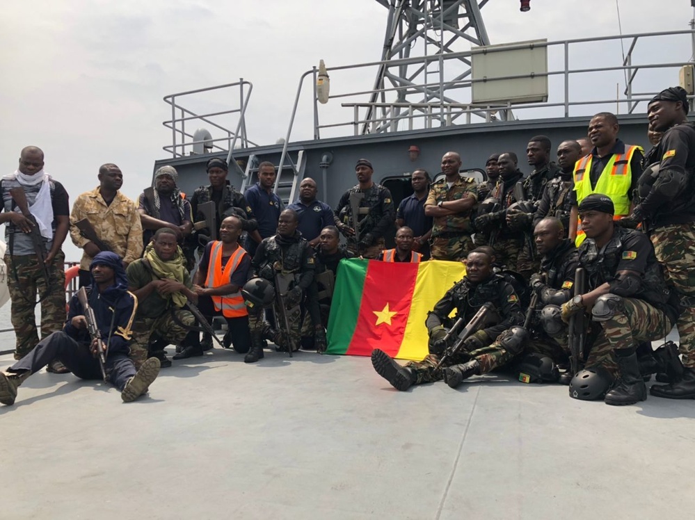 Cameroon Maritime Forces conduct maritime training during OE23