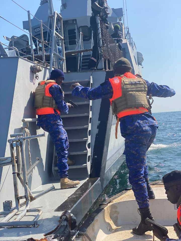 The Gambia conducts VBSS training during OE23